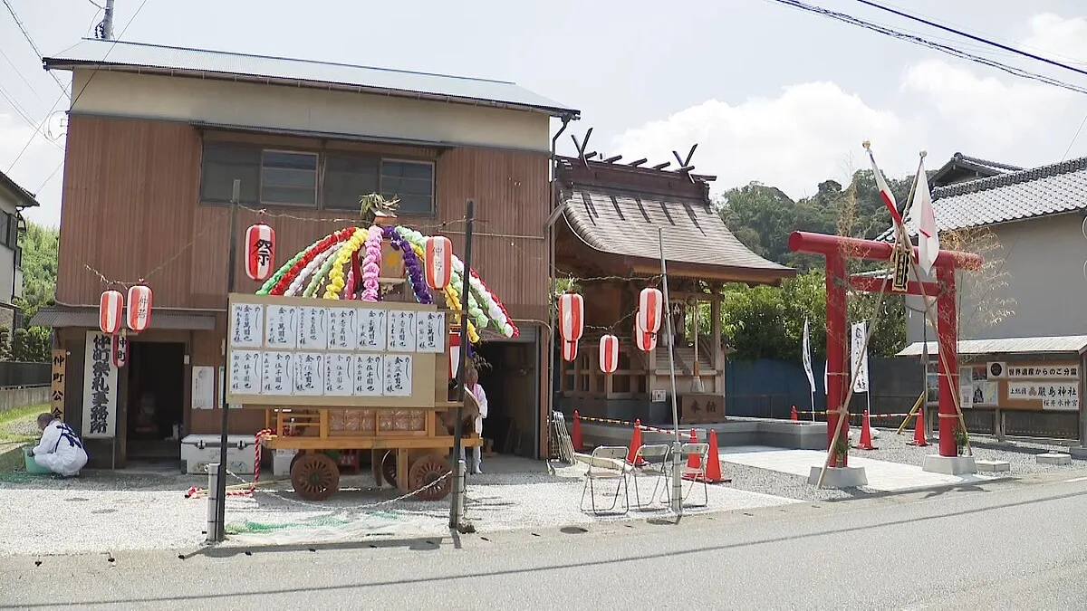 祭り準備中の男性2人ひき逃げ、46歳男「人にぶつかったと分からず」